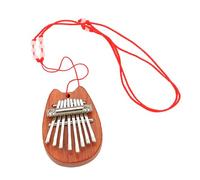 FUNOMOCYA Kalimba de Madera Mini Portátil Tonos Piano Pulgar para Principiantes Instrumento Musical Compacto y Delicado Madera Segura
