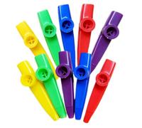 FUNOMOCYA Kazoos para Adultos Instrumento Musical de Plástico Duradero con Membranas de Repuesto Portátil y Fácil de Usar para Principiantes y Grupo
