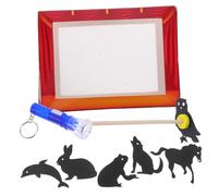 FUNOMOCYA Kit de Marionetas Tradicionales Chinas DIY Educativo de Teatro de Sombras para Proyector Juguete Interactivo de Narración Científica y Creatividad