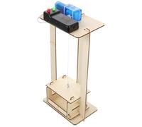 FUNOMOCYA Kit de Modelo de Elevador DIY, Juguete Educativo Científico Control Manual, Material Duradero y Resistente, Juguete Didáctico Stem para Aprendizaje y Experimentos Escolares