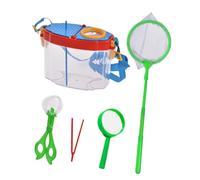 FUNOMOCYA Kit de Observación Caja Transparente para Insectos, Lupa Ampliadora Desmontable, Colección de Bichos al Aire Libre, Exploración Educativa y Ciencia para Cumpleaños