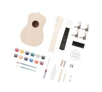 FUNOMOCYA Kit de Pintura para Ukelele de 21 Pulgadas Juego de Actividades para La Familia para Niños Niñas Y Padres