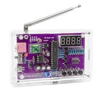 FUNOMOCYA Kit de Radio Fm para Montar Tú Mismo Circuito Ajustable, Kit de Proyecto Electrónico para Principiantes, Incluye Piezas para Soldadura y Carcasa, Adecuado para Aprendizaje Stem