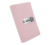 FUNOMOCYA Libro Organizador de Ahorros Cerradura de Combinación, 50 Páginas Dobles, Tamaño 6.88X4.33X0.78 In, para Oficina y Gestión Financiera Personal