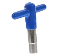 FUNOMOCYA Llave de Afinación para Batería con Forma de T, Aleación de Zinc y Funda de Silicona Antideslizante, Herramienta Compacta para Teclas de Batería, Uso Profesional y Principiantes,