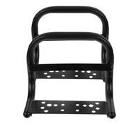 FUNOMOCYA Manija de Soporte Soporte Estable 2 Piezas Reposabrazos Metálico Negro Instalación Fácil y Asiento Trasero de Bicicleta Eléctrica para Pasajero