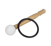 FUNOMOCYA Mazo de Cuenco Tibetano de Goma para Cuencos Cantores, Accesorio para Meditación y Yoga, Palo de Madera con Mazo Duradero y Práctico, Kit de Percusión para Instrumentos Musicales