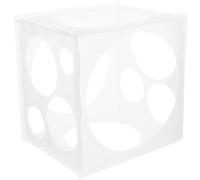 FUNOMOCYA Medidor de Globos Portátil Desmontable de Material Abs Ligero, Caja Plegable para Medición Precisa de Globos en Fiestas y Eventos, Herramienta Profesional para Suministros