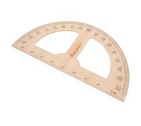 FUNOMOCYA Medidor Geométrico de Madera para Enseñanza Regla Grande para Aula Herramienta para Problemas Geométricos y Dibujo para Comprensión Matemática