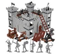 FUNOMOCYA Modelo de Juguete Militar Castillo de Caballeros de Construcción de Carro de Asedio Romano para Niñas de Simulación Educativo y Ligero para Decoración y Diversión Infantil