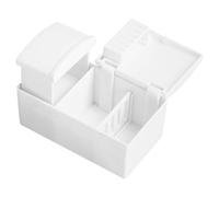 FUNOMOCYA Nevera Miniatura Blanca para Casa de Muñecas, Juguete de Cocina en Miniatura, Refrigerador Pequeño Decorativo, Congelador para Muebles de Muñecas, Accesorios Educativos
