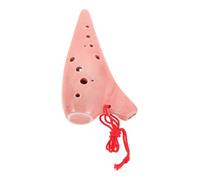 FUNOMOCYA Ocarina Cerámica C Instrumento Viento para Principiantes y Estudiantes Incluye Funda Protectora y Partitura para Práctica y Enseñanza