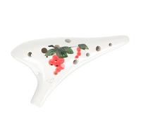 FUNOMOCYA Ocarina Pintada a Mano De 12 Hoyos Para Niños Juguete Musical Principiante Práctica Ocarina Dolomita Ocarina Bayas De La Naturaleza Ocarina De Arcilla Mini Juguete Alto Cerámica Ac