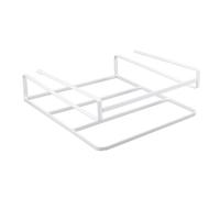 FUNOMOCYA Organizador Colgante para Laptop Debajo del Escritorio Soporte Metálico para Libros y Documentos Estante Resistente para Oficina y Hogar Montaje sin Taladro Capacidad Práctica