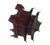 FUNOMOCYA Pagoda Figurine Decor Asian Garden Table Model Compact Bonsai Accessory For Fish Tanks and Micro Landscapes Traditional Chinese Style Lovers