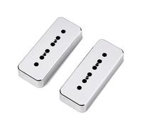 FUNOMOCYA Par De Cubiertas Protectoras Galvanizadas Para Pastillas De Bajo Guitarra Y Pastilla De Jabón