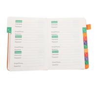 FUNOMOCYA Password Notebook With Alphabetical Tabs Small Convenient Address Book For Website Logins Smooth Writing Surface And Quick Access For Home Office Use