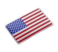 FUNOMOCYA Pegatina Bandera Americana Aluminio Resistente para Vehículo Camión Decoración Exterior Patriótica