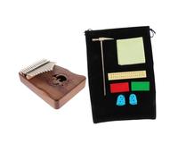 FUNOMOCYA Piano de Juguete con Forma de Gato Color Retro Kalimba de 17 Notas Instrumentos Musicales para Niños Y Niñas Fácil de Llevar para Actividades al Aire