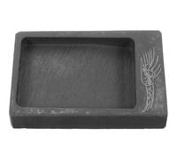 FUNOMOCYA Piedra de Tinta China Mini para Caligrafía y Pintura Losa de Tinta para Moler Superficie Lisa y Compacta Tamaño Pequeño Adecuado para Estudiantes y Uso Escolar Fácil de