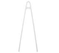 FUNOMOCYA Pinzas Barbacoa Silicona Anticalórica Resistentes al Calor con Soporte Integrado para Cocina Exterior y Asados Agarre Antideslizante y Manejo Seguro unidad Blanca