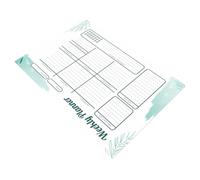 FUNOMOCYA Pizarra Adhesiva Borrable Semanal 30x40 Cm Pvc Reutilizable Pegatina para Pared Oficina y Escuela Calendario Planificador Autoadhesivo Organizador de Tareas