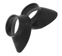 FUNOMOCYA Protectores Oculares de Goma para Microscopio y Telescopio 2 Piezas Compatibles Oculares de 29-33 MM Diseño de Orejas Largas Accesorio Binocular para Observación en Exteriores