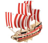 FUNOMOCYA Puzzle 3D de Barco de Vela de Madera, Modelo Realista para Ensamblaje, Juguete Rompecabezas Educativo para Adultos, Set DIY de 1 Unidad, Decoración de Escritorio