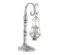 Funomocya Quemador De Incienso Religioso Cruz Incensario Porta Sahumerios para Iglesia Decorativo 4.33X1.57X1.57In Ligero Y PortáTil para Hogar Y Oficina