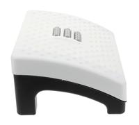 FUNOMOCYA Reposapiés de Oficina Ajustable de Plástico en Tonos Neutros, Taburete Ergonómico para Masaje de Pies y Apoyo Lumbar, Pedal Adultos para Estudiar y Trabajar bajo Escritorio