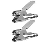 FUNOMOCYA Separador De Cáscaras y Pelador De Cacahuetes 2 Piezas Tamaño Pequeño Acero Inoxidable Práctico para Hogar Uso Pipas De Girasol y Frutos Secos