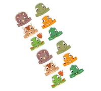 FUNOMOCYA Sombreros de Fiesta de Cumpleaños Infantiles de Papel Diseño 3D de Dinosaurios 12 Piezas 6 Gorros Dobles Tamaño Adecuado para y Decorativos para Fiestas Infantiles