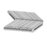 FUNOMOCYA Soporte de Ángulo Recto Ranurado en L Ajustable 20 Piezas Soporte de Junta en L de Acero Inoxidable Plata, 48mm X 48mm para Armarios y Mesas, Montaje de Muebles y Bricolaje