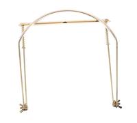 FUNOMOCYA soporte de armónica sostenedor de la armónica Cuello harmónica vistoso Soporte armónica Soporte colgante estante de arpa de órgano bucal práctico soporte para armónica Metal Golden