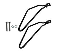 FUNOMOCYA Soporte Metálico para Equipaje de Motocicleta 1 Set Negro, Portaequipajes Lateral Duradero para Bolsas Desmontables, Accesorio Práctico para Motocicleta de Crucero, Uso