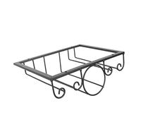 FUNOMOCYA Soporte para Copa de Vino botellero de Mesa Rojo botelleros de pie botellero pequeño portavasos metalico Estante Colgante de Copa portabotellas Hierro Negro