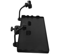 FUNOMOCYA Soporte para Micrófono Bandeja de Plástico Alargada, Abrazadera Soporte Flexible para Teléfono, Accesorio Multiusos para Partituras, Adecuado para Estudio, Grabación y Transmisión