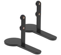 FUNOMOCYA Soportes para Paneles Perforados de Mesa Negros, Soportes Ajustables para Expositor de Tablero Perforado, Accesorios de Escritorio para Organización y Almacenamiento de Oficina