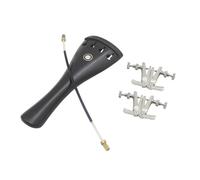 FUNOMOCYA Suministros Prácticos para Violín Piezas de Ébano para Violín Cuerda de Y 4 Herramientas de Afinación Juego de Tablero de Cuerdas para Violín