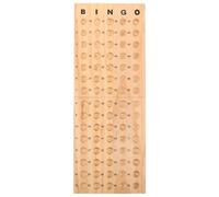 FUNOMOCYA Tablero De Bingo De Madera Maciza Bandeja Juguetes Montessori De Matemáticas Juguetes para Contar para Pequeños Tablero De Bingo para Grupos Grandes Soporte para Bolas De