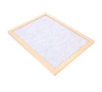 FUNOMOCYA Tablero de Mensajes Hexagonal de Fieltro y Madera 30x40 Cm, Tablero de Notas Diy, Tablón de Anuncios Práctico para Decoración de Aula Infantil y Exhibición de Fotos