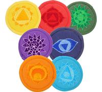 FUNOMOCYA Tapete Protector para Cuenco de Meditación 7 Piezas Bordado, Cojín para Cuenco Soporte, Accesorio para Esterilla y Práctica Budista Varios estilos