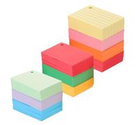 FUNOMOCYA Tarjetas de Estudio Pequeñas con Rayas Flashcards de Colores para Vocabulario Notas y Repaso Escolar Portátiles para Exámenes y Oficina