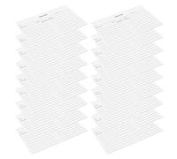 FUNOMOCYA Tarjetas de Recetas Blancas Tamaño Compacto 50 Hojas para Cocina Bodas y Notas Dietéticas Papel Resistente para Uso Profesional y Diario