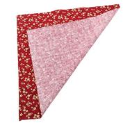 FUNOMOCYA Tela para Envolver Cajas de Embalaje Japonesa, Paño de Algodón Rojo Flores de Ciruelo, 70 Cm, Múltiple Uso para Regalos, Hogar, Oficina y Picnic, Adecuado para Festivales