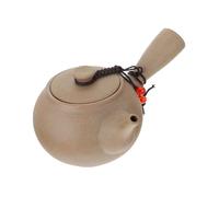 FUNOMOCYA Tetera Pequeña De Cerámica Para Té Japonés Asa Lateral Clásica Superficie Lisa y Diseño Práctico Para Uso Doméstico