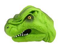FUNOMOCYA Títere de Mano de Plástico Seguro y Cómodo Marioneta Interactiva de Dinosaurio Verde para Historias y Desarrollo de Habilidades Comunicativas