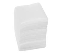 FUNOMOCYA Toallitas Antiestáticas 100 Unidades para Electrónica de Color Blanco 12cm Cuadradas Papel Industrial Absorbente Pelusas para Mantenimiento de Equipos Electrónicos