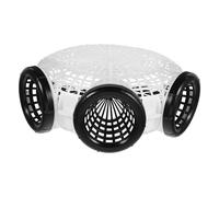 FUNOMOCYA Trampa Portátil para Pesca de Peces y Cangrejos de Malla Fina Resistente Cesta para Anguilas y Camarones Diseño Ligero y Compacto para Río y Mar