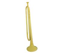 FUNOMOCYA trompeta b bemol estudiante musical juguete instrumento para principiantes trompeta de juguete educativo temprano juguete musical adolescente latón Golden